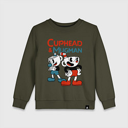 Детский свитшот Cuphead & Mugman