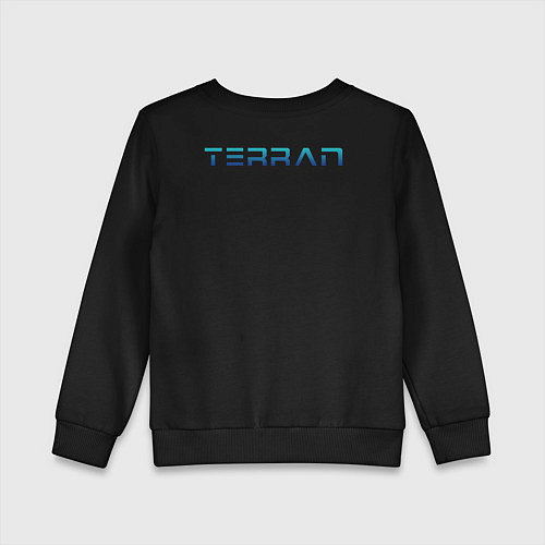 Детский свитшот Terran logo mini Blue / Черный – фото 2