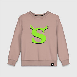 Детский свитшот Shrek: Logo S