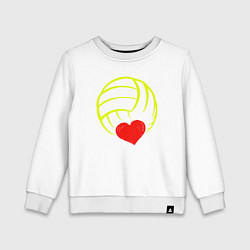 Детский свитшот Volleyball Heart