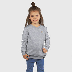 Свитшот хлопковый детский PocketPuppy4, цвет: меланж — фото 2