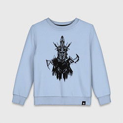 Свитшот хлопковый детский Мортред Phantom Assasin DOTA2, цвет: мягкое небо