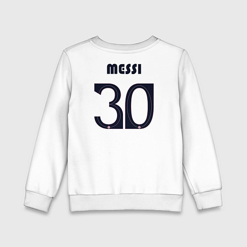 Детский свитшот PSG Messi 30 New 202223 / Белый – фото 2