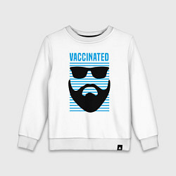 Детский свитшот Vaccinated