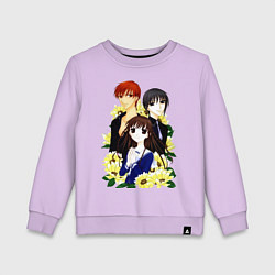 Детский свитшот Корзина фруктов юки