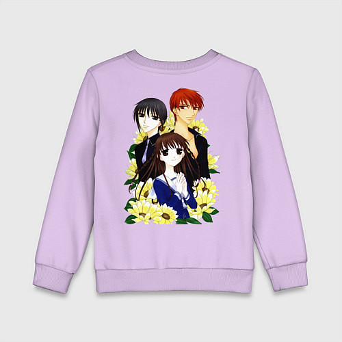 Детский свитшот Корзина фруктов юки / Лаванда – фото 2