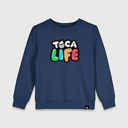 Детский свитшот Toca Life logo