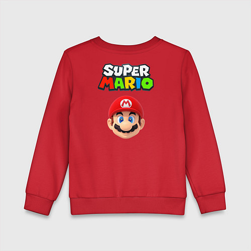 Детский свитшот Mario Bros / Красный – фото 2