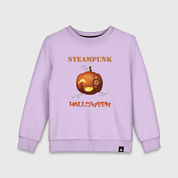 Свитшот хлопковый детский Стимпанк хэллоуин, цвет: лаванда