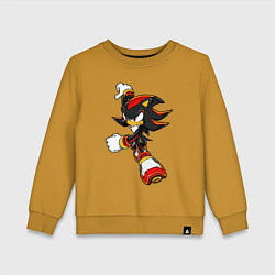 Свитшот хлопковый детский SonicSW, цвет: горчичный