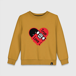 Детский свитшот True love skateboarding