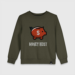 Детский свитшот Money Heist Pig
