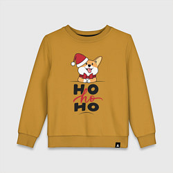 Детский свитшот Corgi Ho ho Ho