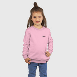 Свитшот хлопковый детский NISSAN Авто ниссан, цвет: светло-розовый — фото 2