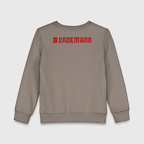 Детский свитшот TILL LINDEMANN NEW LOGO / Утренний латте – фото 2