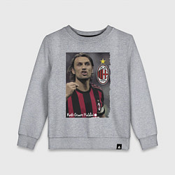 Детский свитшот Paolo Cesare Maldini - Milan, captain