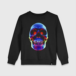 Детский свитшот Cool neon skull