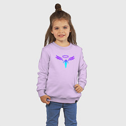 Свитшот хлопковый детский WALHALLA TEAM NEON LOGO ТОКИЙСКИЕ МСТИТЕЛИ, цвет: лаванда — фото 2