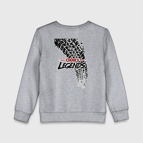 Детский свитшот Грид / Меланж – фото 2