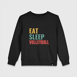 Детский свитшот Eat - Sleep - Volleyball