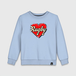 Детский свитшот Люблю регби