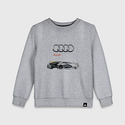 Свитшот хлопковый детский Audi Concept Sketch, цвет: меланж
