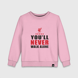 Детский свитшот Liverpool - Never Walk Alone