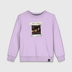 Свитшот хлопковый детский Фото Макс, цвет: лаванда