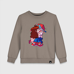 Детский свитшот ФРАЙДЕЙ НАЙТ ФАНКИН - ПОЦЕЛУЙ