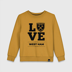 Детский свитшот West Ham Love Классика