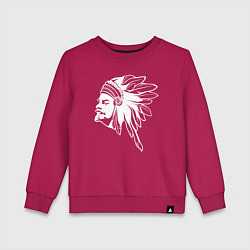 Свитшот хлопковый детский Ленин вождь СССР, цвет: маджента