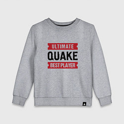Детский свитшот Quake: таблички Ultimate и Best Player