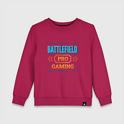 Детский свитшот Игра Battlefield PRO Gaming