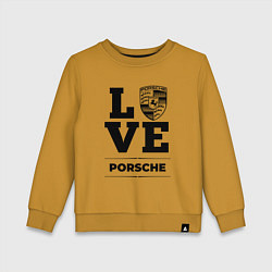 Детский свитшот Porsche Love Classic