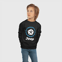 Свитшот хлопковый детский Jeep в стиле Top Gear, цвет: черный — фото 2