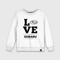 Детский свитшот Subaru Love Classic