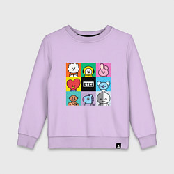 Детский свитшот BT21 BTS к-поп