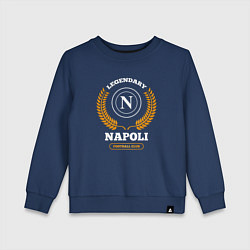 Детский свитшот Лого Napoli и надпись Legendary Football Club