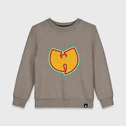 Свитшот хлопковый детский Wu-Tang Colors, цвет: утренний латте
