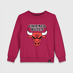 Свитшот хлопковый детский Chicago Bulls, цвет: маджента