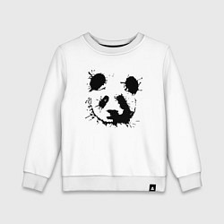 Детский свитшот Прикольный панда - клякса