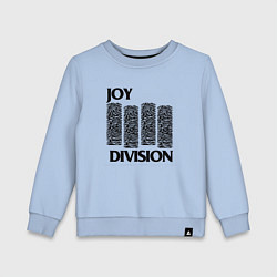 Свитшот хлопковый детский Joy Division - rock, цвет: мягкое небо