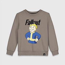Свитшот хлопковый детский Fallout blondie boy, цвет: утренний латте