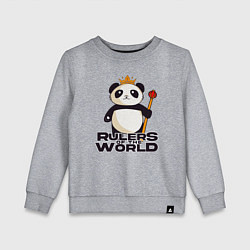 Детский свитшот Панда - Правители Мира