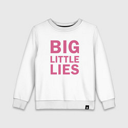 Детский свитшот Big Little Lies logo