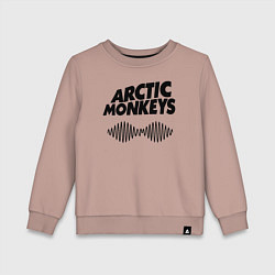 Свитшот хлопковый детский Arctic Monkeys, цвет: пыльно-розовый