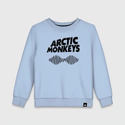 Свитшот хлопковый детский Arctic Monkeys, цвет: мягкое небо