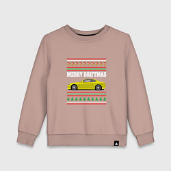 Детский свитшот Merry Driftmas Nissan Silvia S15 Ugly Sweater