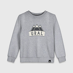 Свитшот хлопковый детский URAL, цвет: меланж