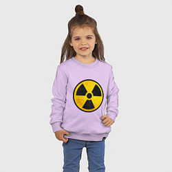 Свитшот хлопковый детский Atomic Nuclear, цвет: лаванда — фото 2